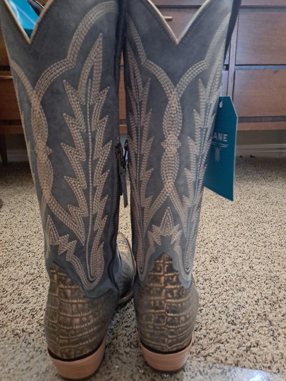 Size 10 Lane Womens Cowboy Boots. - Picture 9 of 10